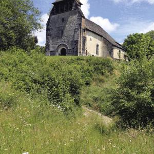 L'église Saint-Cyr de Saint-Cirgues-de-Malbert. © Jean-Michel Peyral